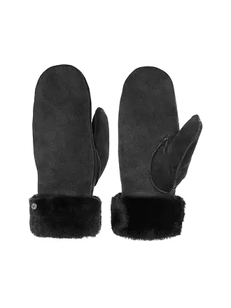 PEARLWOOD | Gants en cuir - Moufles FIONA | schwarz
